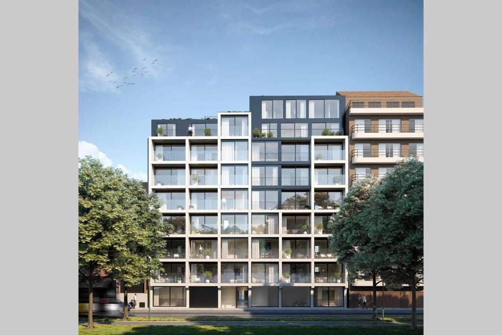Schitterend Nieuwbouw Appartement In Gent Exteriér fotografie